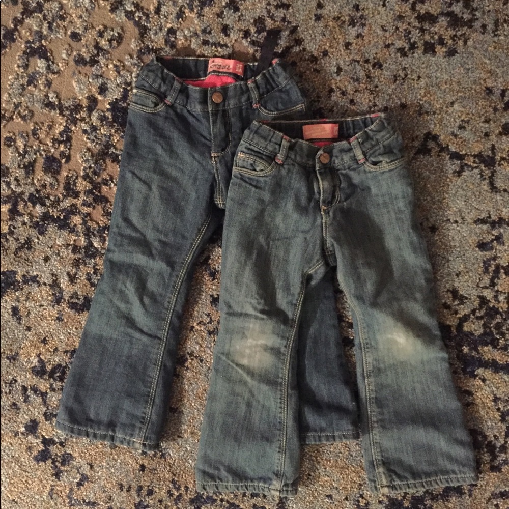 Fleece lined toddler girl jeans by Old Navy